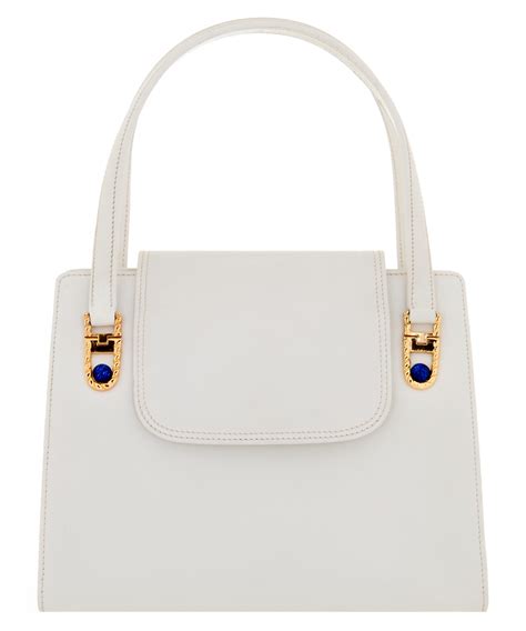 gucci bags white|vintage white gucci handbag.